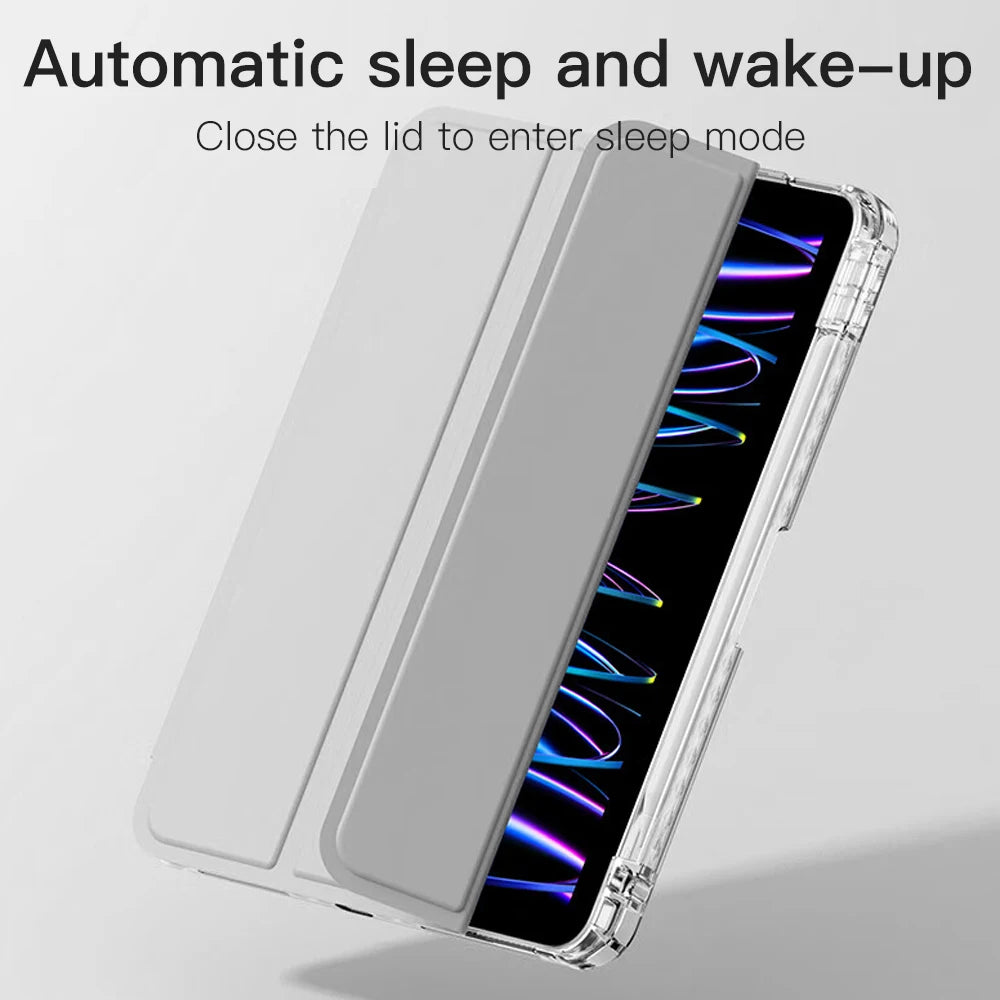 For IPad Case 10.2 9th 8th 7th 10 10th Generation Pro 11 13 2025 12.9 2022 Cover Pencil Holder Funda for IPad Air 5 4 10.9 Cases