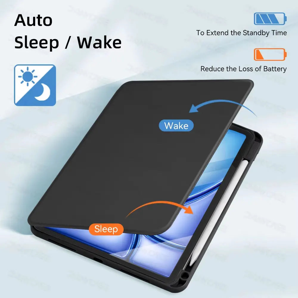 360° Rotation Cover For iPad Air 11 M2 Case for Air 5/4 iPad 10th Gen 10.9in Mini 6 7/8/9th 10.2in Pro 11 12.9 13 Tablet Cover