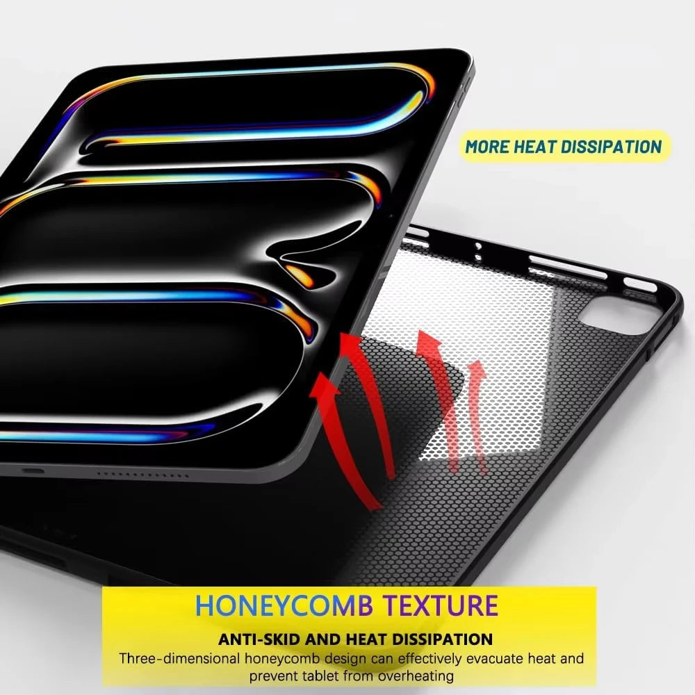Soft TPU Case For iPad Pro 11 M5 M4 Air 11 13 M3 M2 2025 2024 Case iPad Pro 12.9 2022 2021 2020 Pro10.5 9.7 2017 2018 Case Cover
