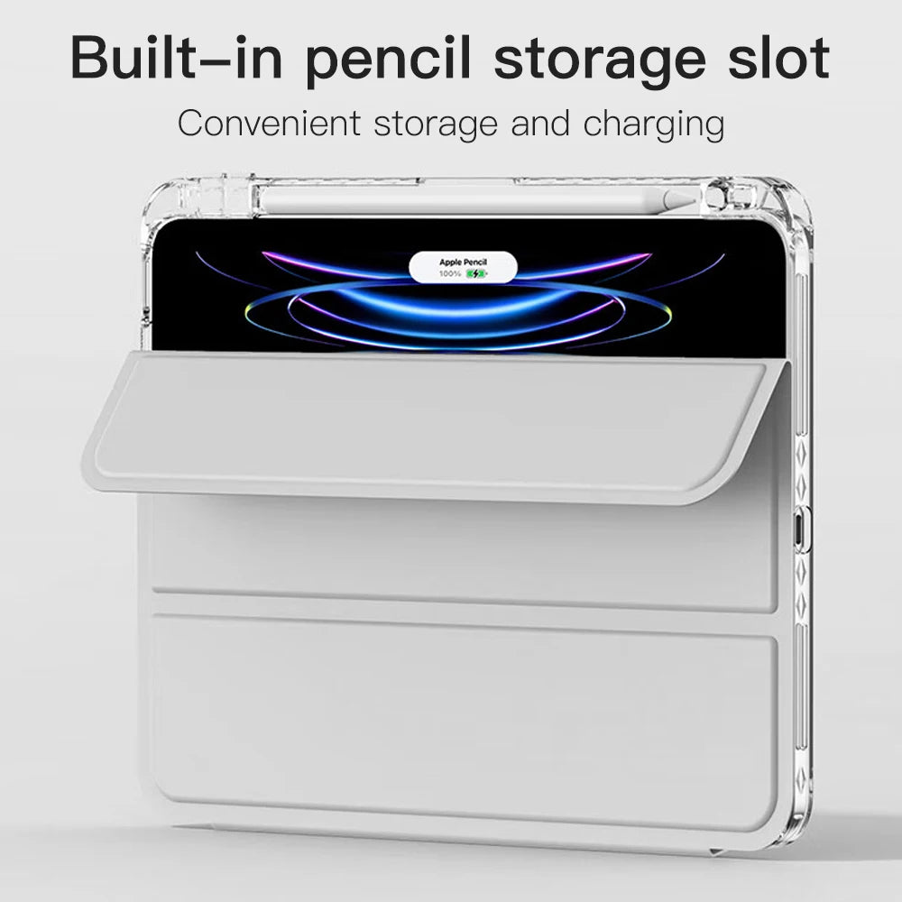 For IPad Case 10.2 9th 8th 7th 10 10th Generation Pro 11 13 2025 12.9 2022 Cover Pencil Holder Funda for IPad Air 5 4 10.9 Cases