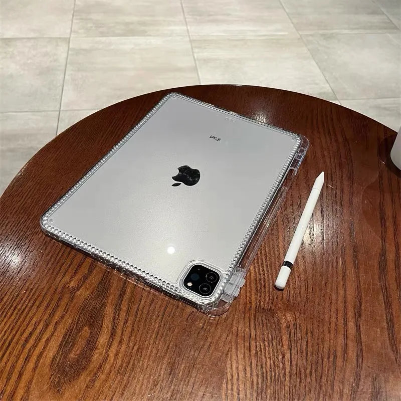 Acrylic Case For ipad Pro air A16 11 13 2025 12.9 10.5 Cover iPad 4th 5th 10th 10.9 9.7 Clear Hard Funda iPad 7th 8th 9th 10.2