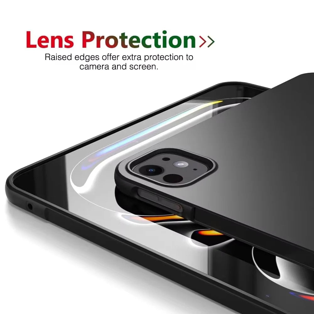 Soft TPU Case For iPad Pro 11 M5 M4 Air 11 13 M3 M2 2025 2024 Case iPad Pro 12.9 2022 2021 2020 Pro10.5 9.7 2017 2018 Case Cover