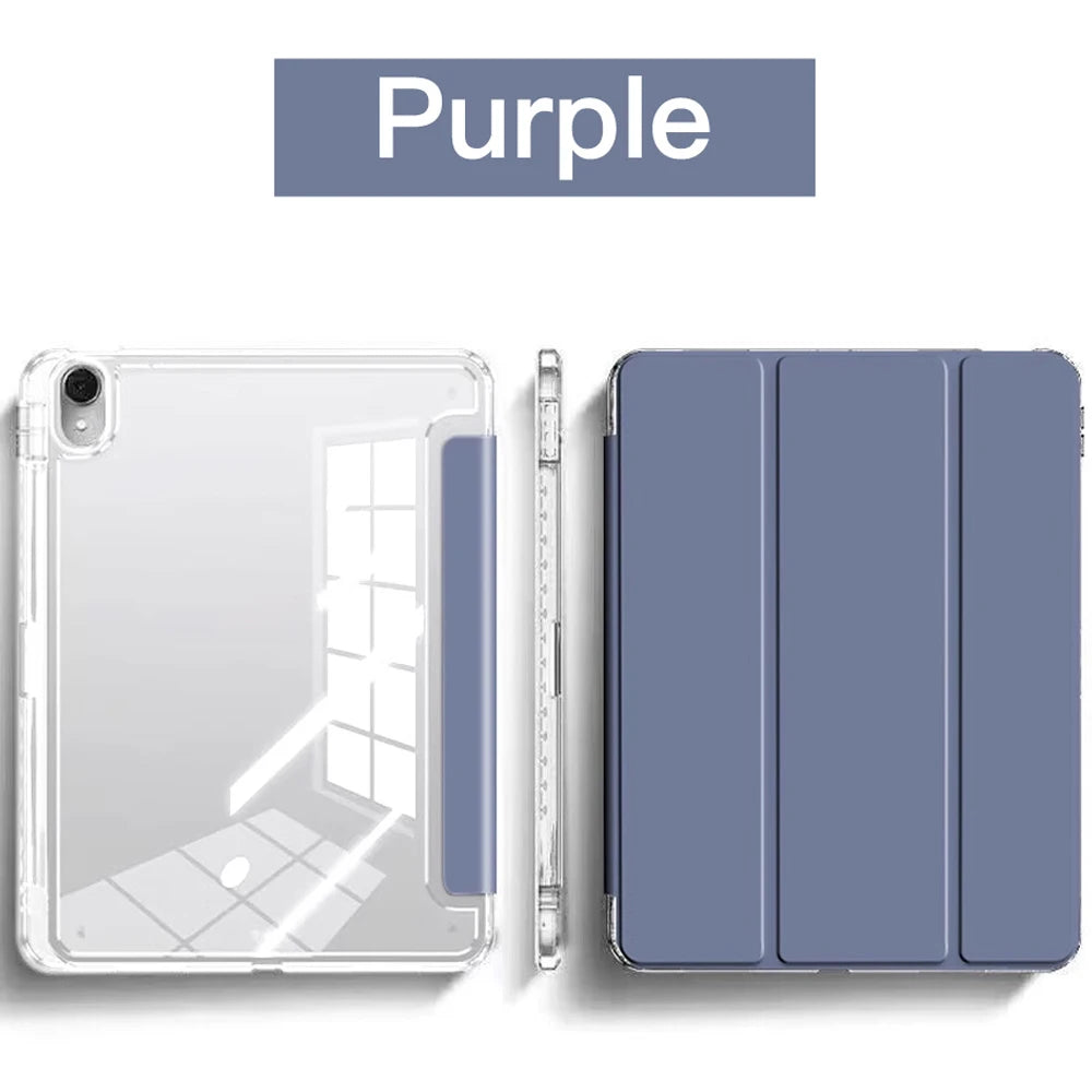 For IPad Case 10.2 9th 8th 7th 10 10th Generation Pro 11 13 2025 12.9 2022 Cover Pencil Holder Funda for IPad Air 5 4 10.9 Cases