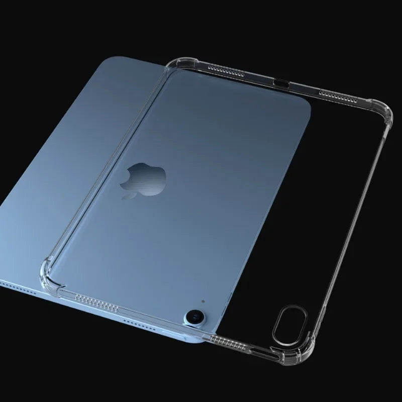 Transparent TPU Case For iPad 11 10.9inch 2022 2025 10th 11th Generation A2696 A2757 A3354 A3356 A3355 A16 11"Silicon Soft Cover