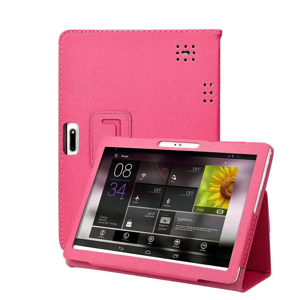 10.1 inch Colorful Universal Tablet Case Leather Flip Stand Cover For Samsung Huawei Amazon Android Tablet