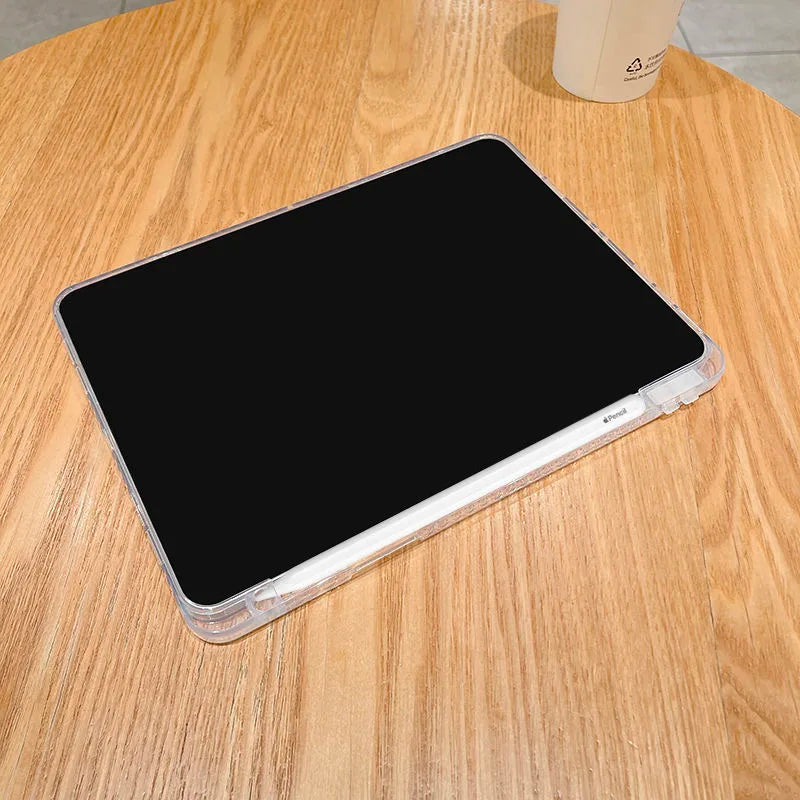 Acrylic Case For ipad Pro air A16 11 13 2025 12.9 10.5 Cover iPad 4th 5th 10th 10.9 9.7 Clear Hard Funda iPad 7th 8th 9th 10.2