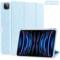 Case for iPad Pro 11 Inch 4th/3rd/2nd Generation 2022/2021/2020 with Pencil Holder Smart Protective Cover, Auto Wake/Sleep
