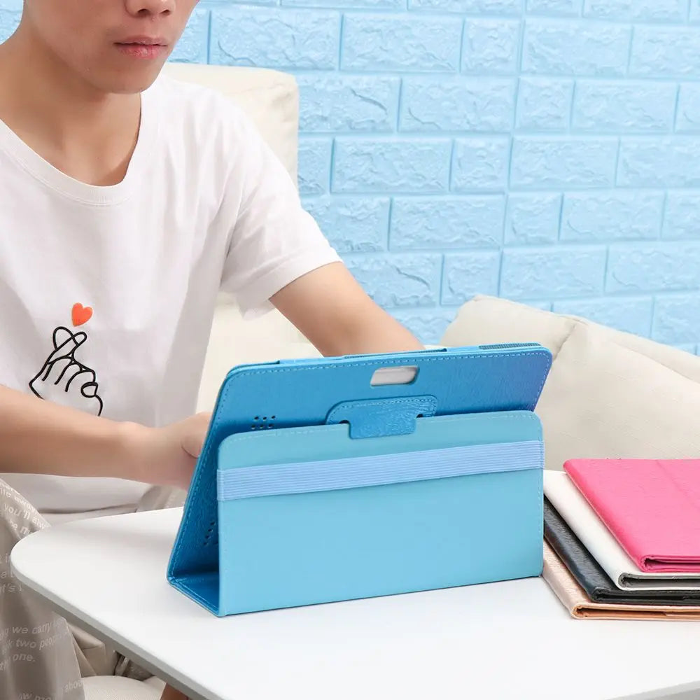 10.1 inch Colorful Universal Tablet Case Leather Flip Stand Cover For Samsung Huawei Amazon Android Tablet