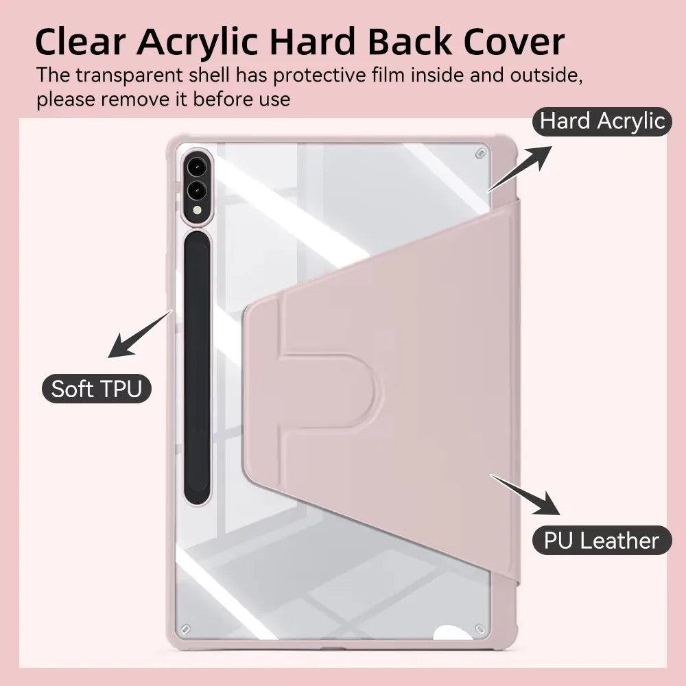 For samsung galaxy tab A9 plus case s6 lite 10.4 S7/S8/S9 11" S9FE S10FE(2025) 10.9in for A8 10.5in S7+/S8+/S9+/S10+ 12.4in Case