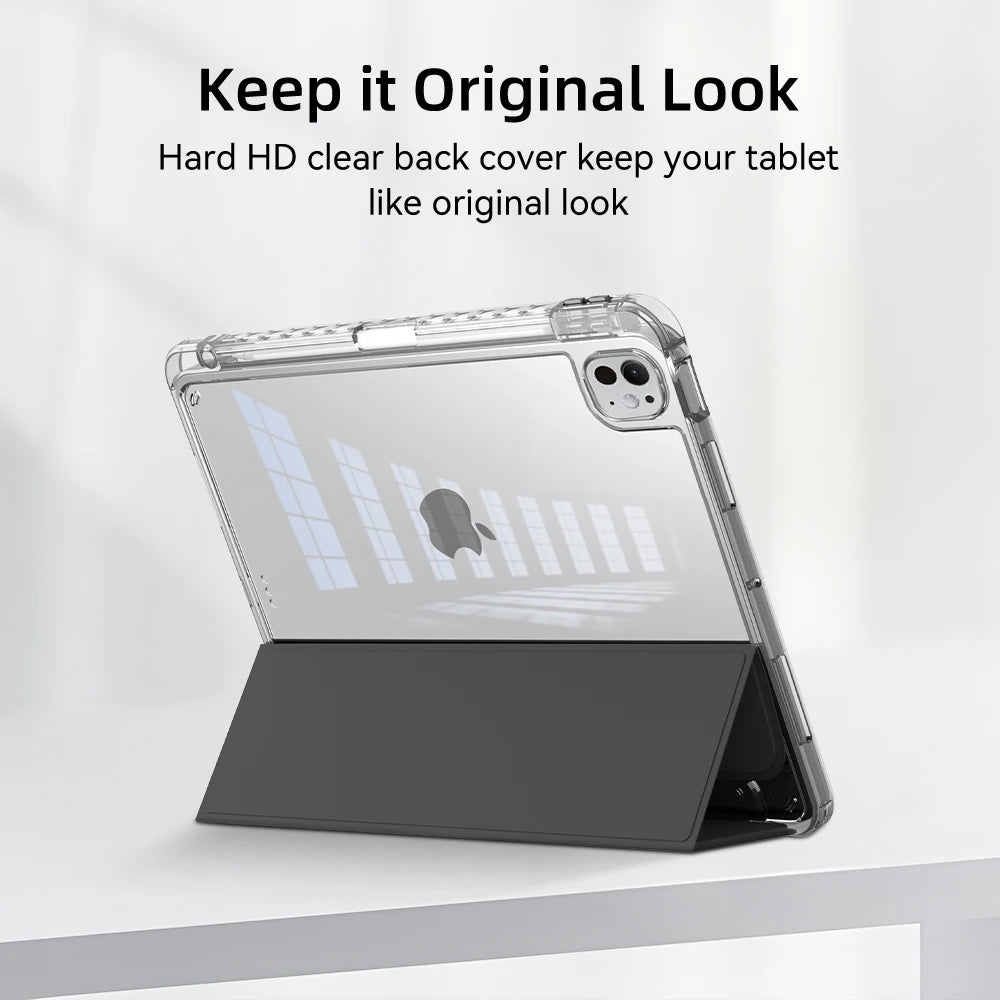 For 2024 iPad Air 6 Case iPad Air 5  6 11 iPad Pro 11 12.9 13 10 Gen 10.2 9th 8th 7th 9.7 6th 5th Mini 7 6 Case With Pen Holder