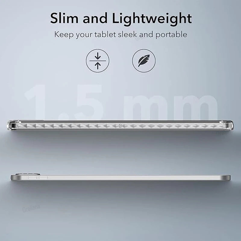 Acrylic Case For ipad Pro air A16 11 13 2025 12.9 10.5 Cover iPad 4th 5th 10th 10.9 9.7 Clear Hard Funda iPad 7th 8th 9th 10.2