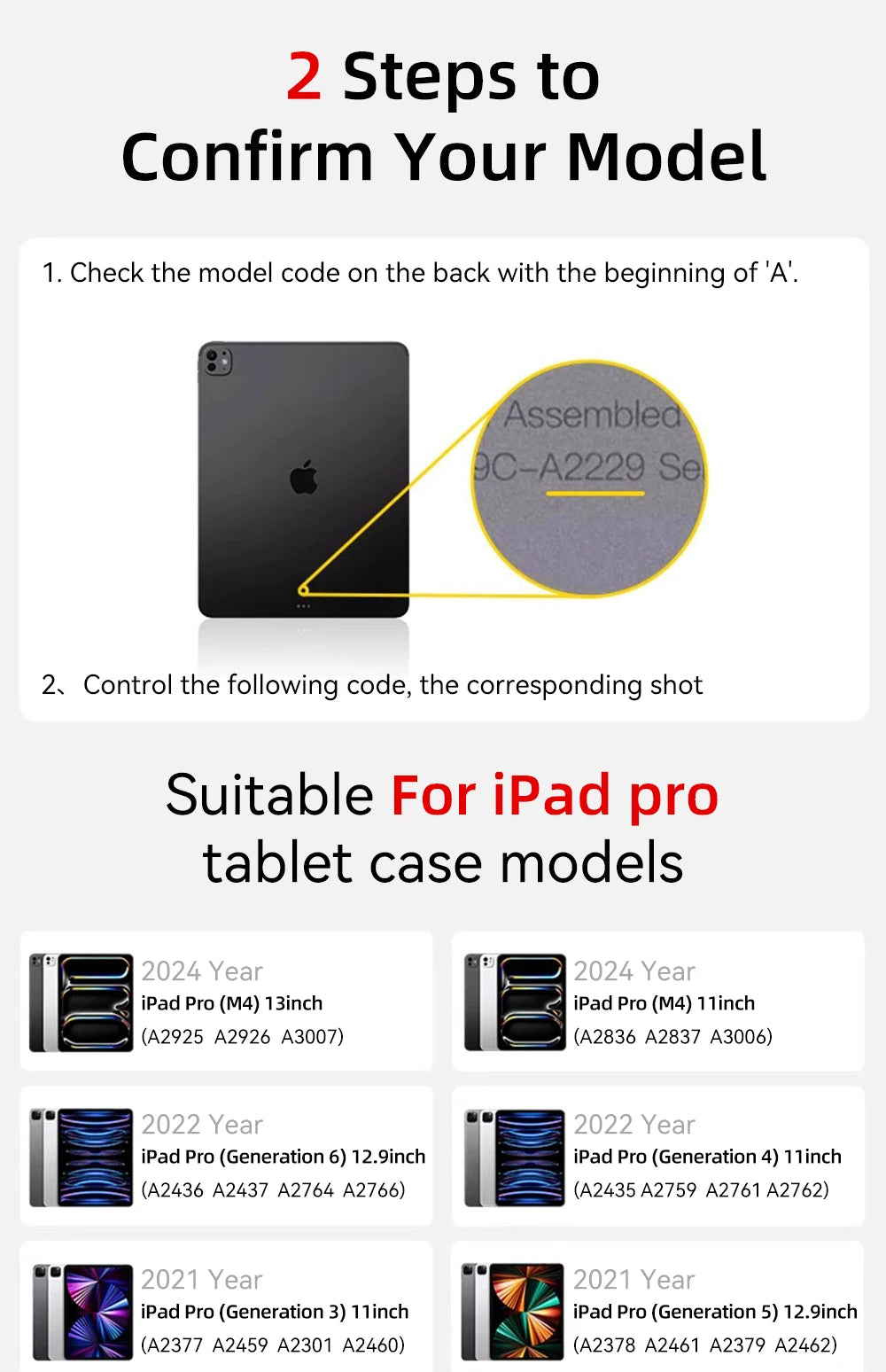 For 2024 iPad Air 6 Case iPad Air 5  6 11 iPad Pro 11 12.9 13 10 Gen 10.2 9th 8th 7th 9.7 6th 5th Mini 7 6 Case With Pen Holder