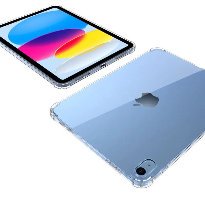 Transparent TPU Case For iPad 11 10.9inch 2022 2025 10th 11th Generation A2696 A2757 A3354 A3356 A3355 A16 11"Silicon Soft Cover