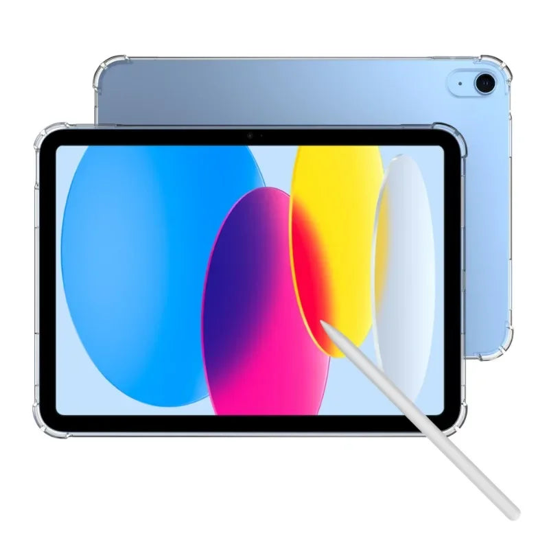 Transparent TPU Case For iPad 11 10.9inch 2022 2025 10th 11th Generation A2696 A2757 A3354 A3356 A3355 A16 11"Silicon Soft Cover