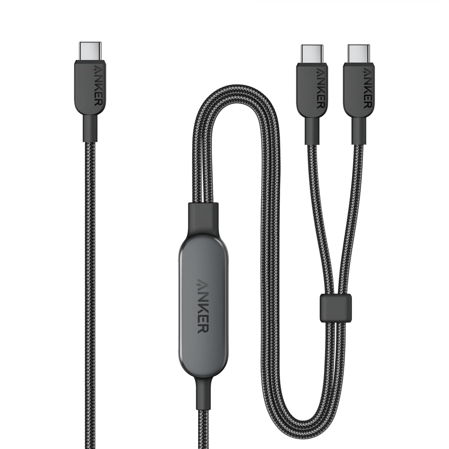 Anker USB C Cable, 4/6 Ft 2-In-1 Type C Cable,140W Max Fast Charging for Iphone