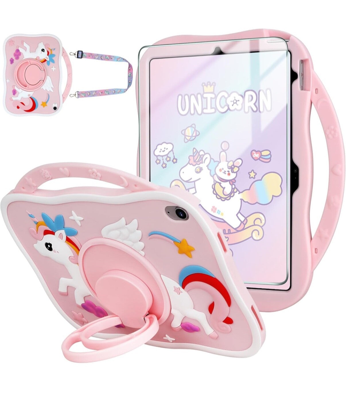 iPad 9th/8th/7th Generation Case iPad 10.2 Case with Screen Protector Kickstand