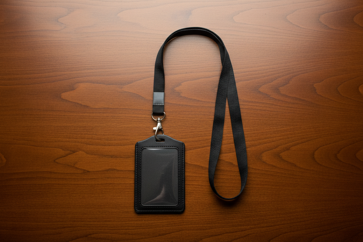 ID Badge Holder with Lanyard
