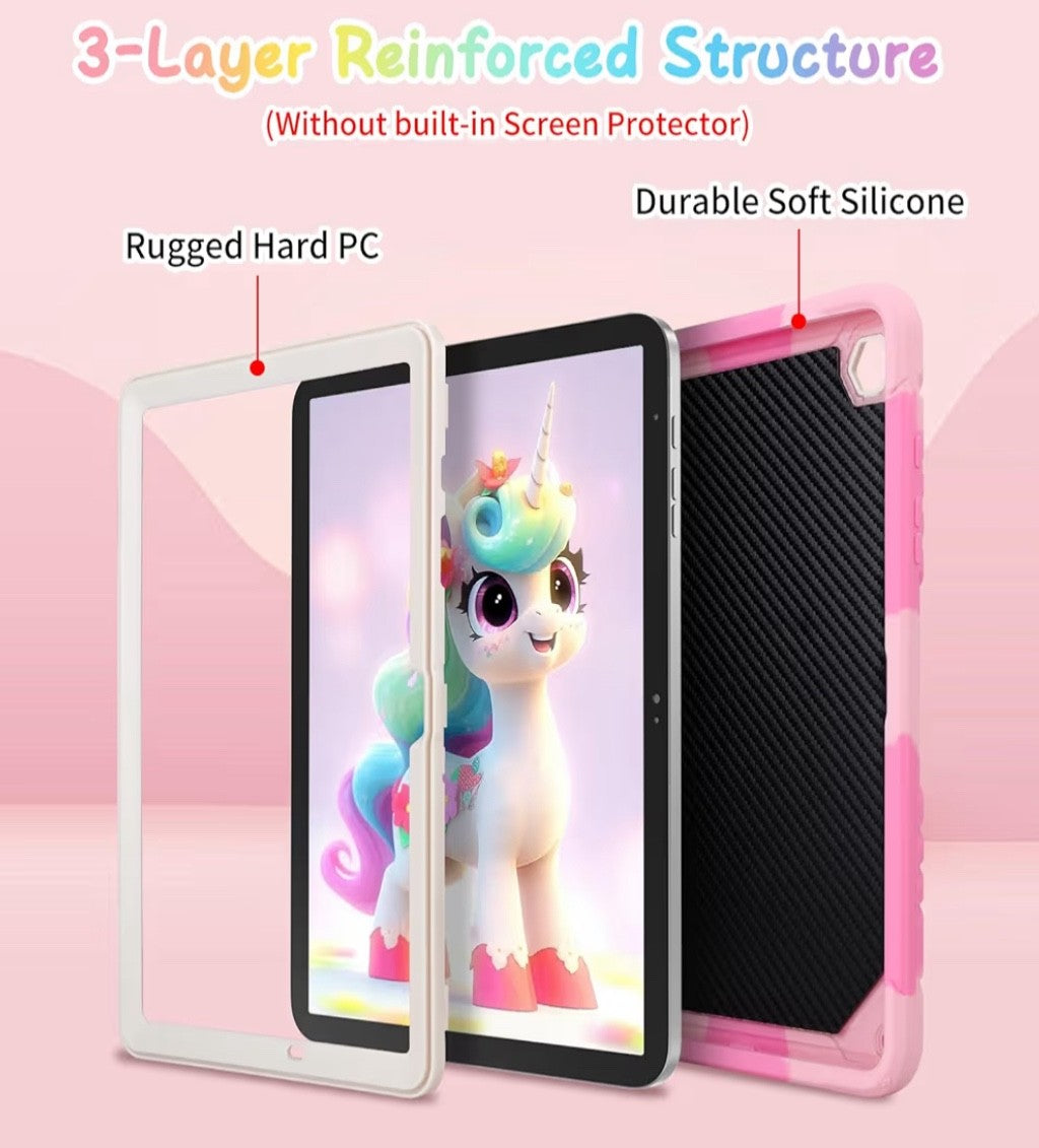 for Galaxy Tab A9 Plus Case 11 Inch 2023 for Kids Girls Heavy Duty Shockproof Co