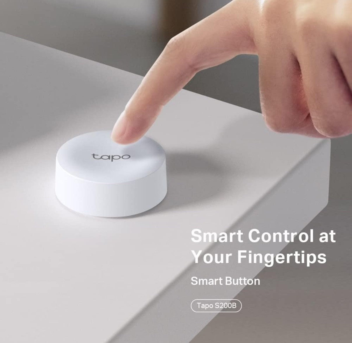 Tapo S200B Smart Button, One-Click Alarm, Lighting Control, Customized Actions,