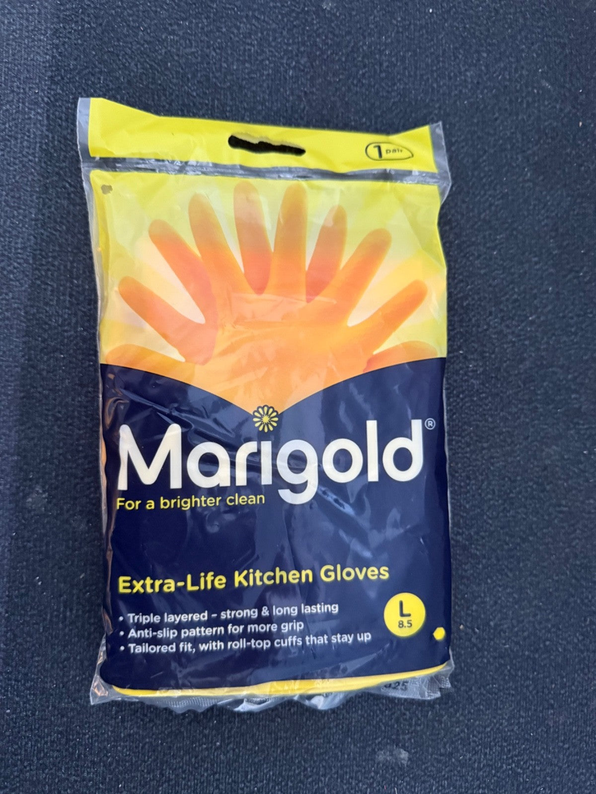 Marigold Extra Life Strong House Kitchen Gloves Washing Up - Large