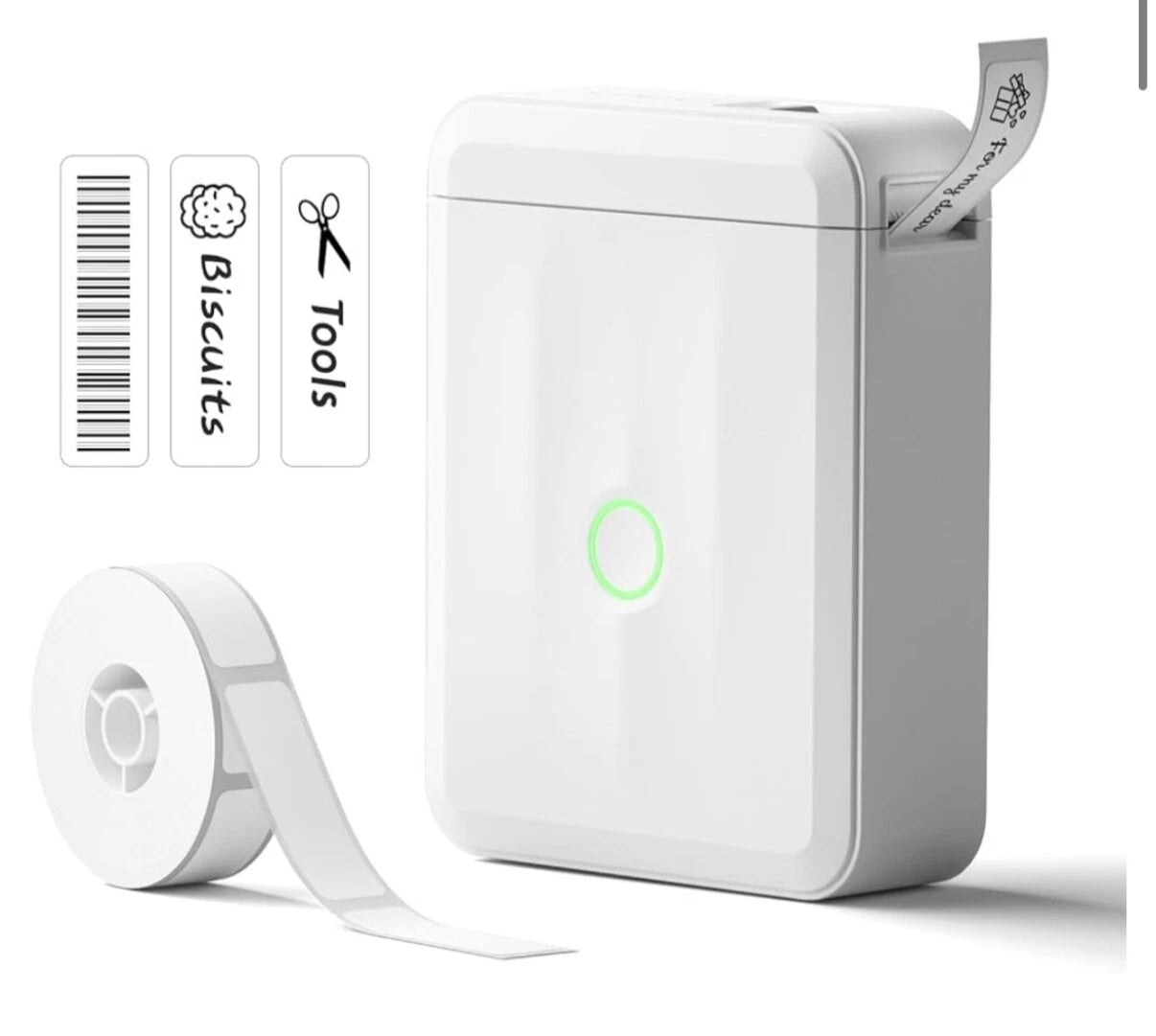 NIIMBOT D110 upgrade version Thermal Bluetooth Label Printer Inc 1 Label Roll