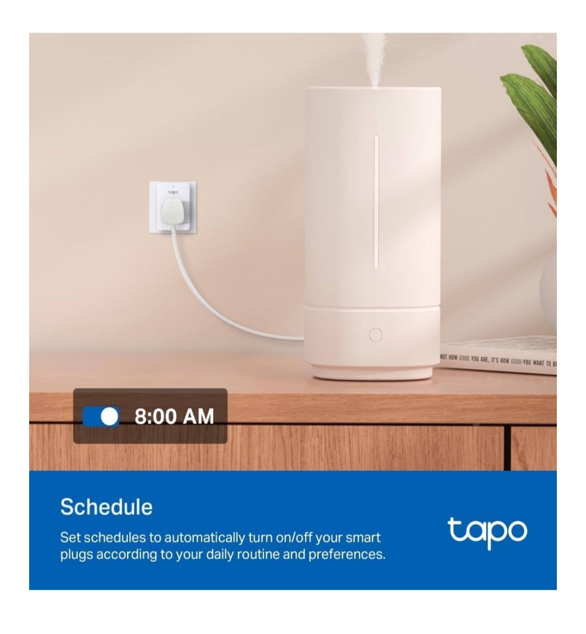 Tapo P110 (2-Pack) Smart Plug, WiFi Plug, Energy Monitoring, Electricity Usage