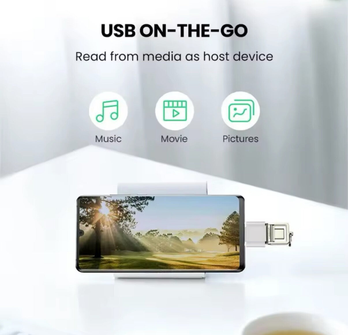 Type C to USB Adapter 3.0 USB-C Male OTG A Female Data Connector Converter