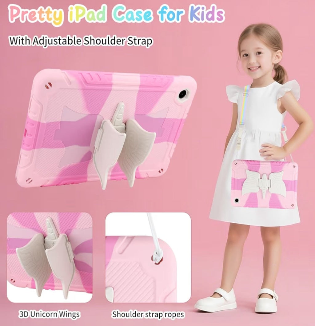 for Galaxy Tab A9 Plus Case 11 Inch 2023 for Kids Girls Heavy Duty Shockproof Co