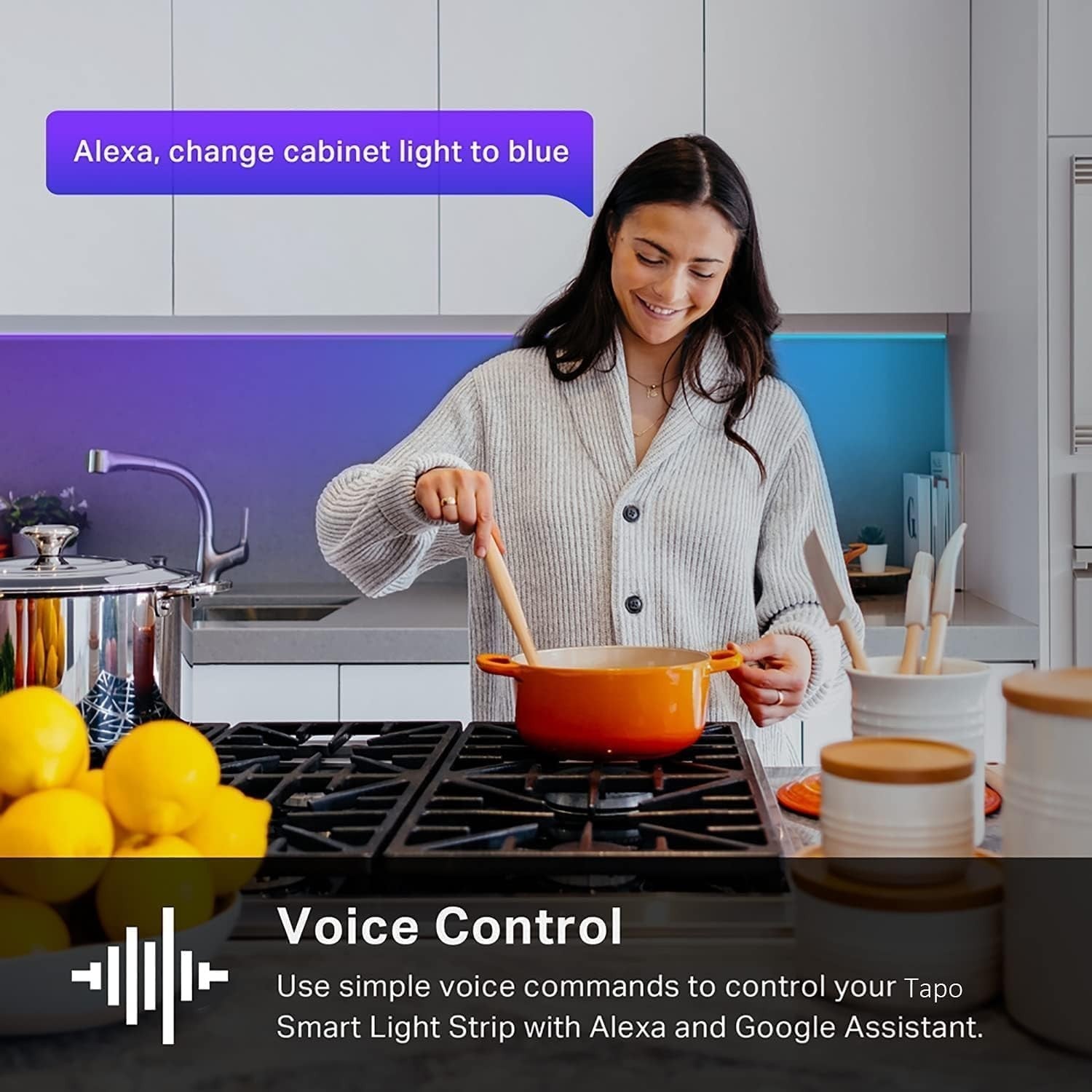 Tapo L900-5 LED Strip Light 5m, Multicolour Led lights for TV Bedroom, Smart Lig