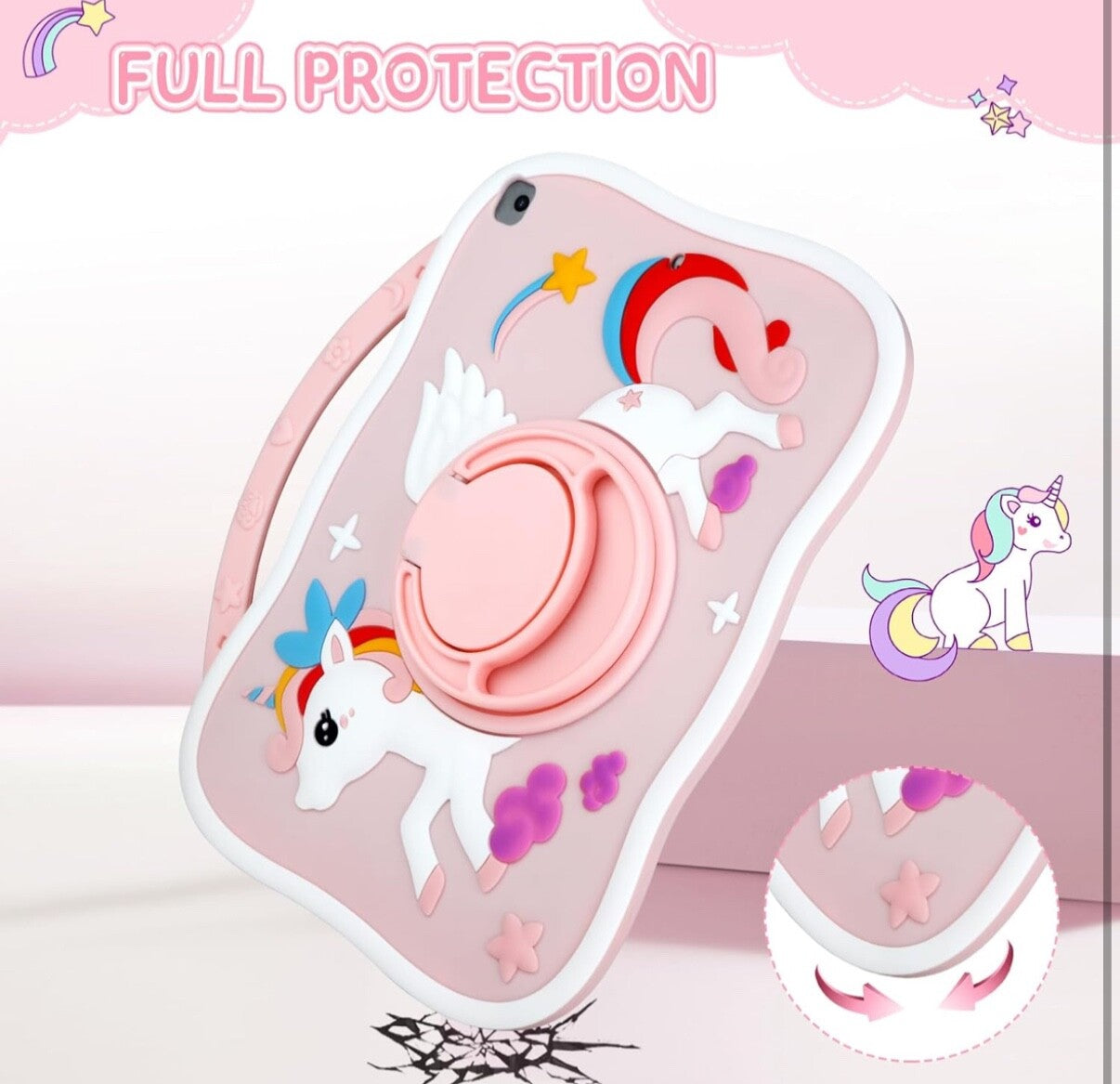 iPad 9th/8th/7th Generation Case iPad 10.2 Case with Screen Protector Kickstand