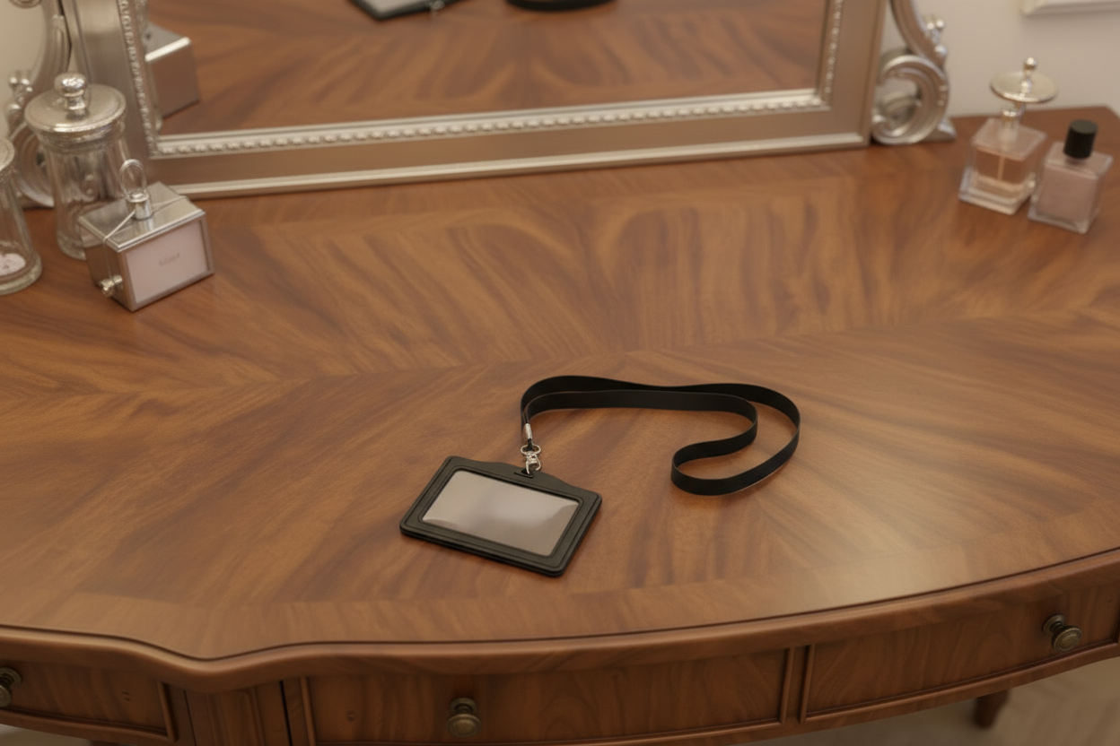 ID Badge Holder with Lanyard