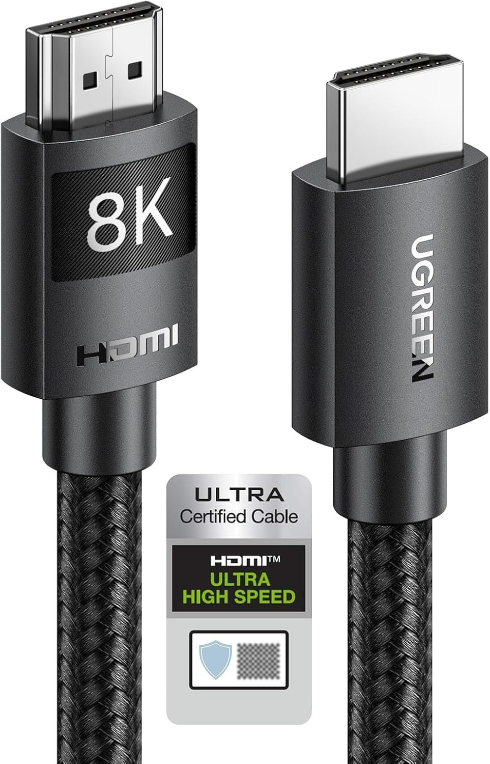 UGREEN HDMI 2.1 Cable Certified 10K 8K 4K 1440P@240/165/144/120Hz HDR Ultra 2M