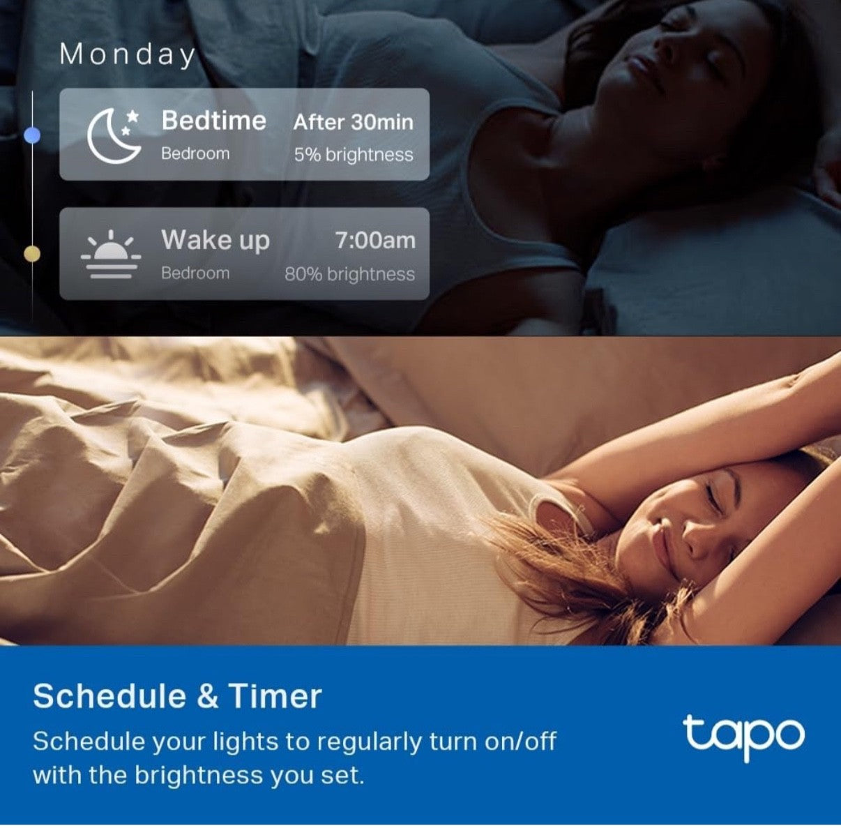 Tapo L530E 2 Pack E27 Smart Bulb Alexa Bulb WiFi Smart Bulb Multicolour