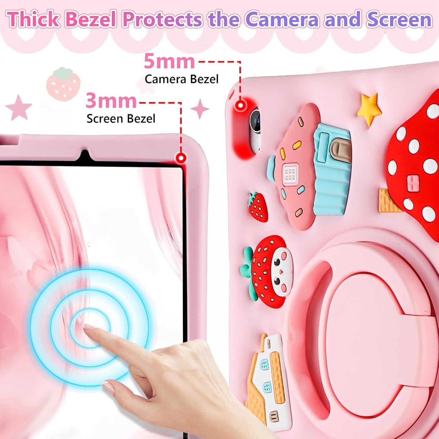iPad (A16) 11th/10th Generation Case 2025 11inch/ 2022 10.9inch for kids/Girl