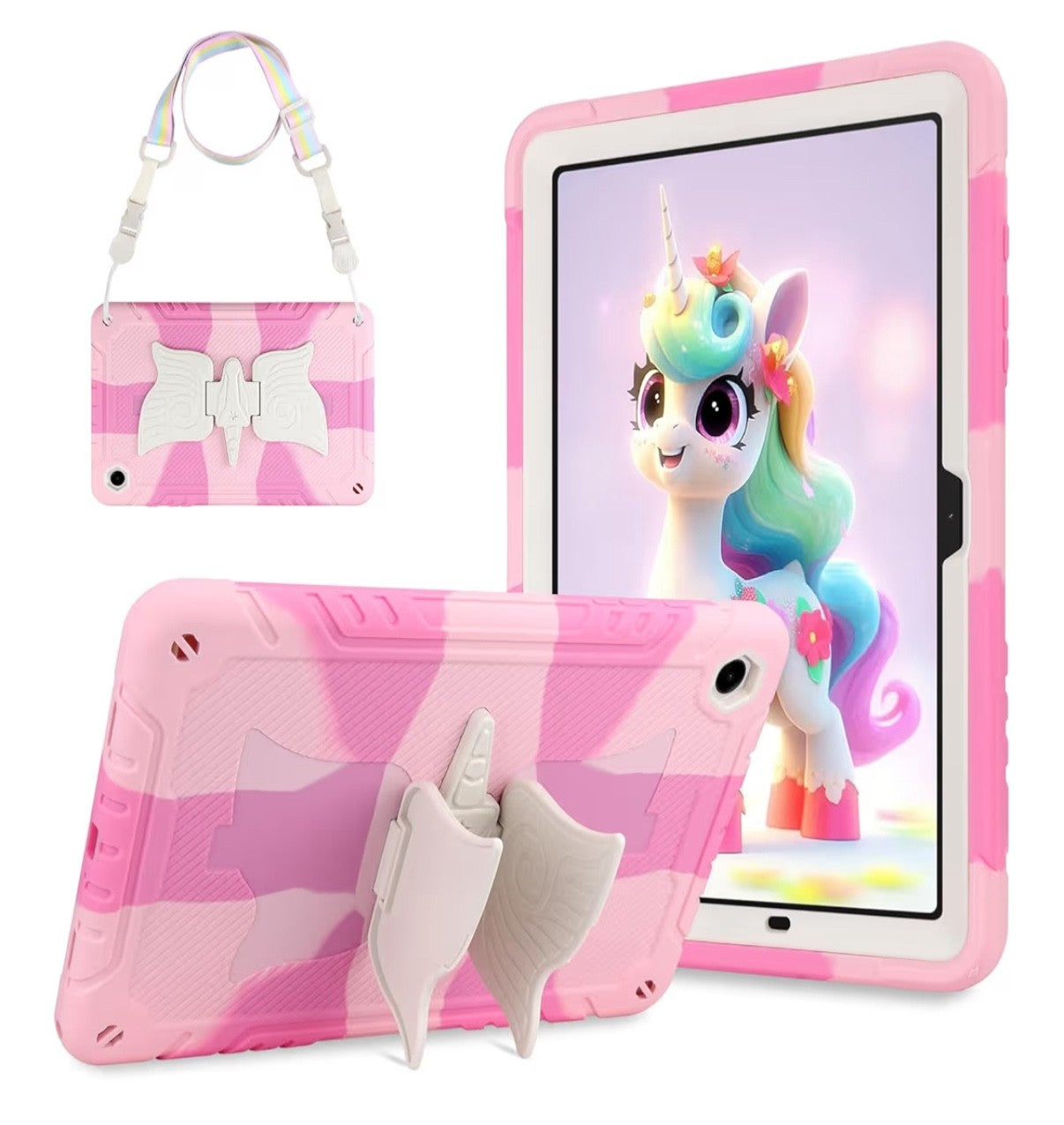 for Galaxy Tab A9 Plus Case 11 Inch 2023 for Kids Girls Heavy Duty Shockproof Co