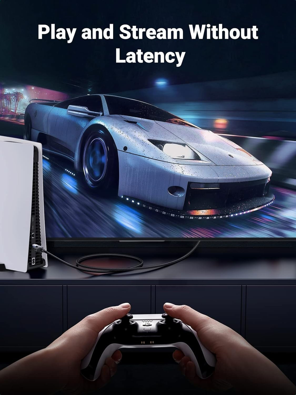 UGREEN Ethernet Cable 1-5 M, Cat 8 Internet Cable High-Speed 40Gbps 2000MHz RJ45