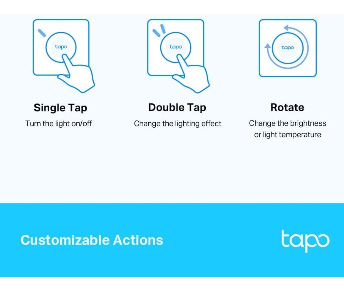 Tapo S200D Smart Wireless Remote Dimmer Switch, Multiple Locations Control,...