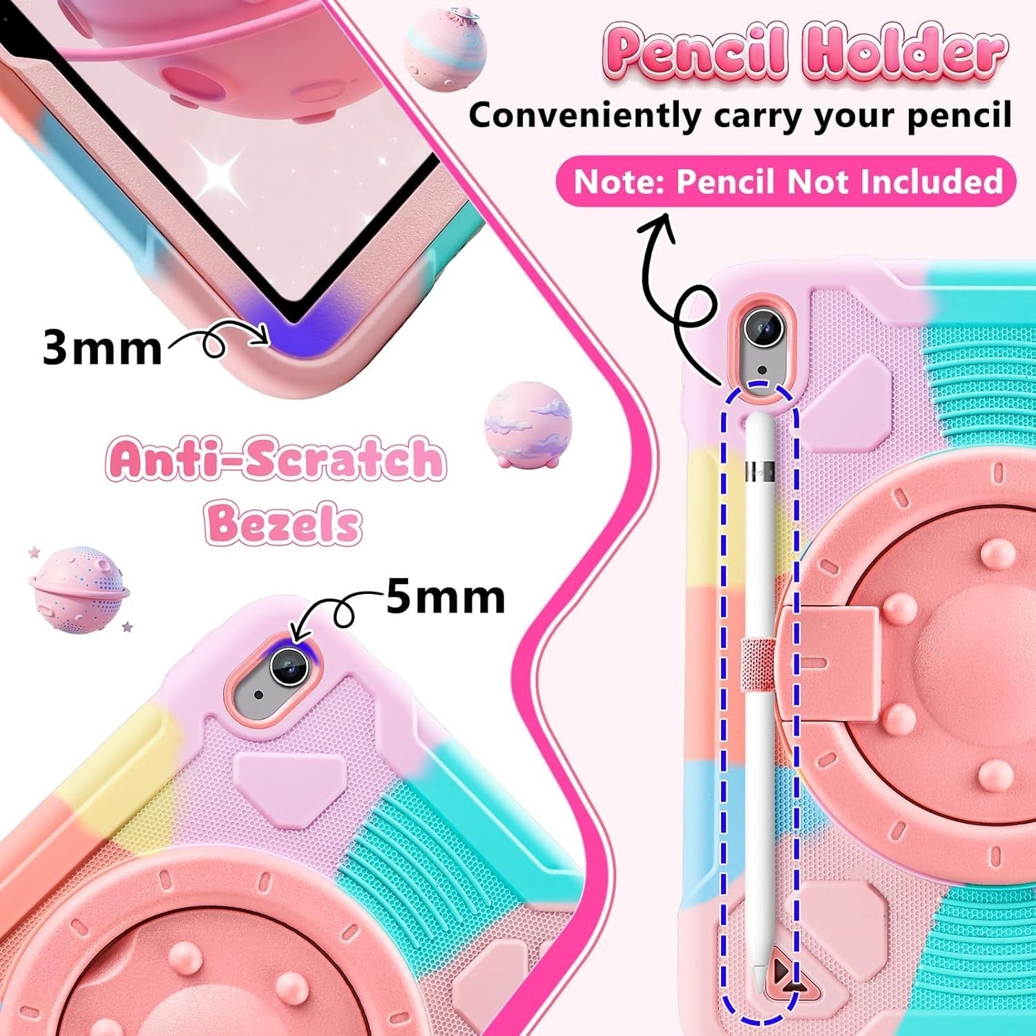 iPad (A16) 11th/10th Generation Case 2025 11inch/ 2022 10.9inch Kids Girls