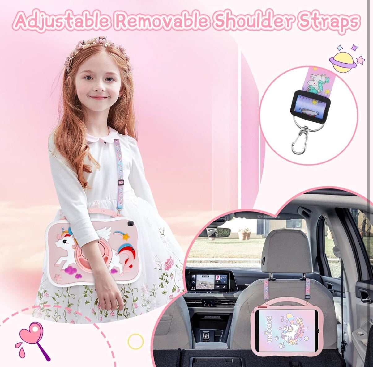 iPad 9th/8th/7th Generation Case iPad 10.2 Case with Screen Protector Kickstand