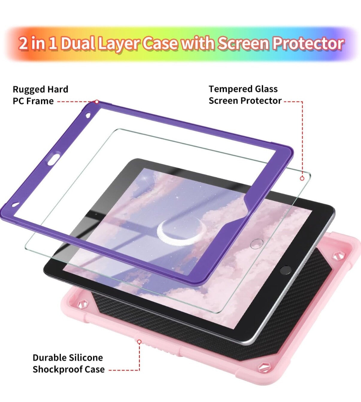 iPad 9th Generation Case with Butterfly Kickstand/Pencil...