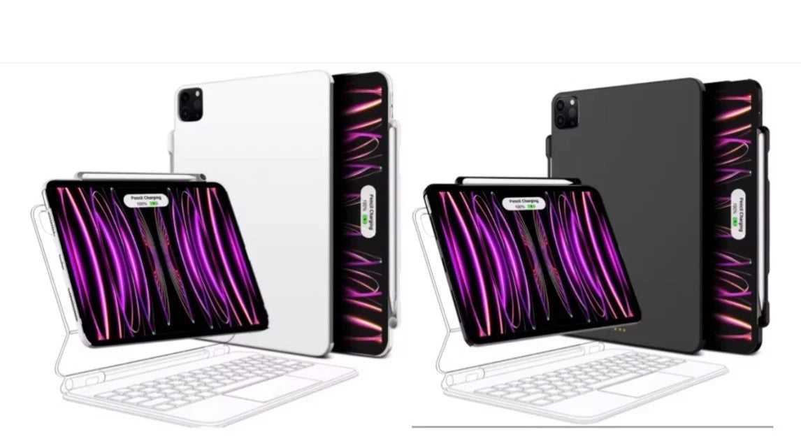 Magnetic Case for iPad Pro / iPad Air Compatible with Magic Keyboard & Pencil